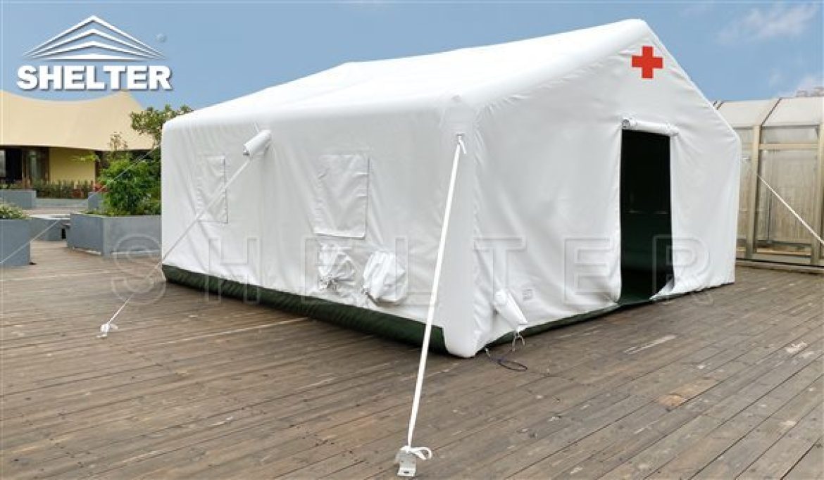 inflatable quarantine tents for disinfection and triage (2)